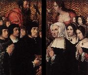 Barend van Orley Haneton Triptych oil